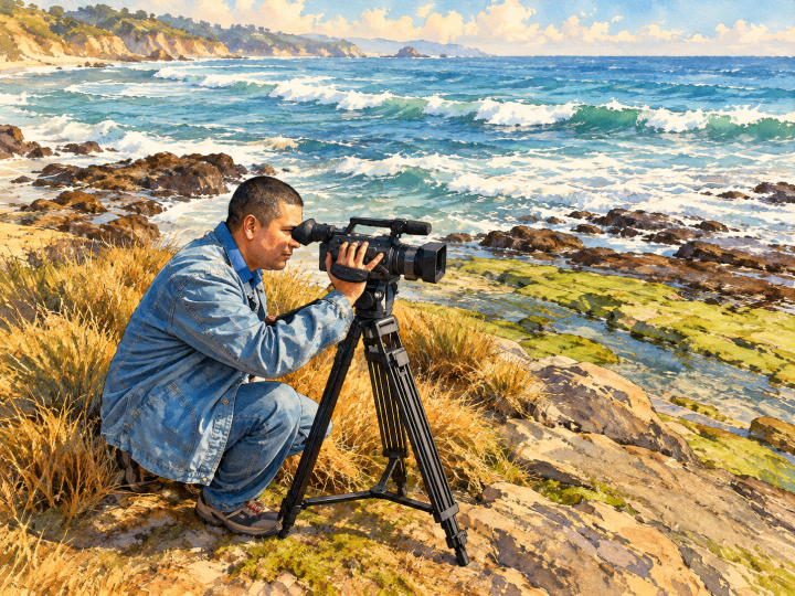 California — finding stories along the coast.