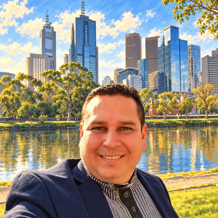 A quiet moment in Melbourne.
