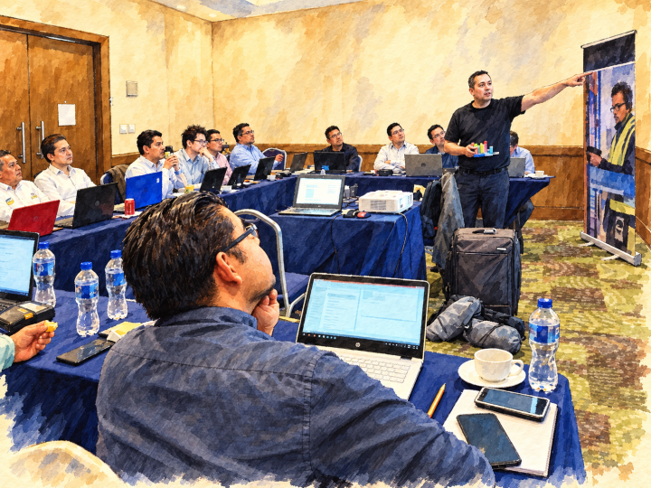 Sharing knowledge — a hands-on technology workshop.